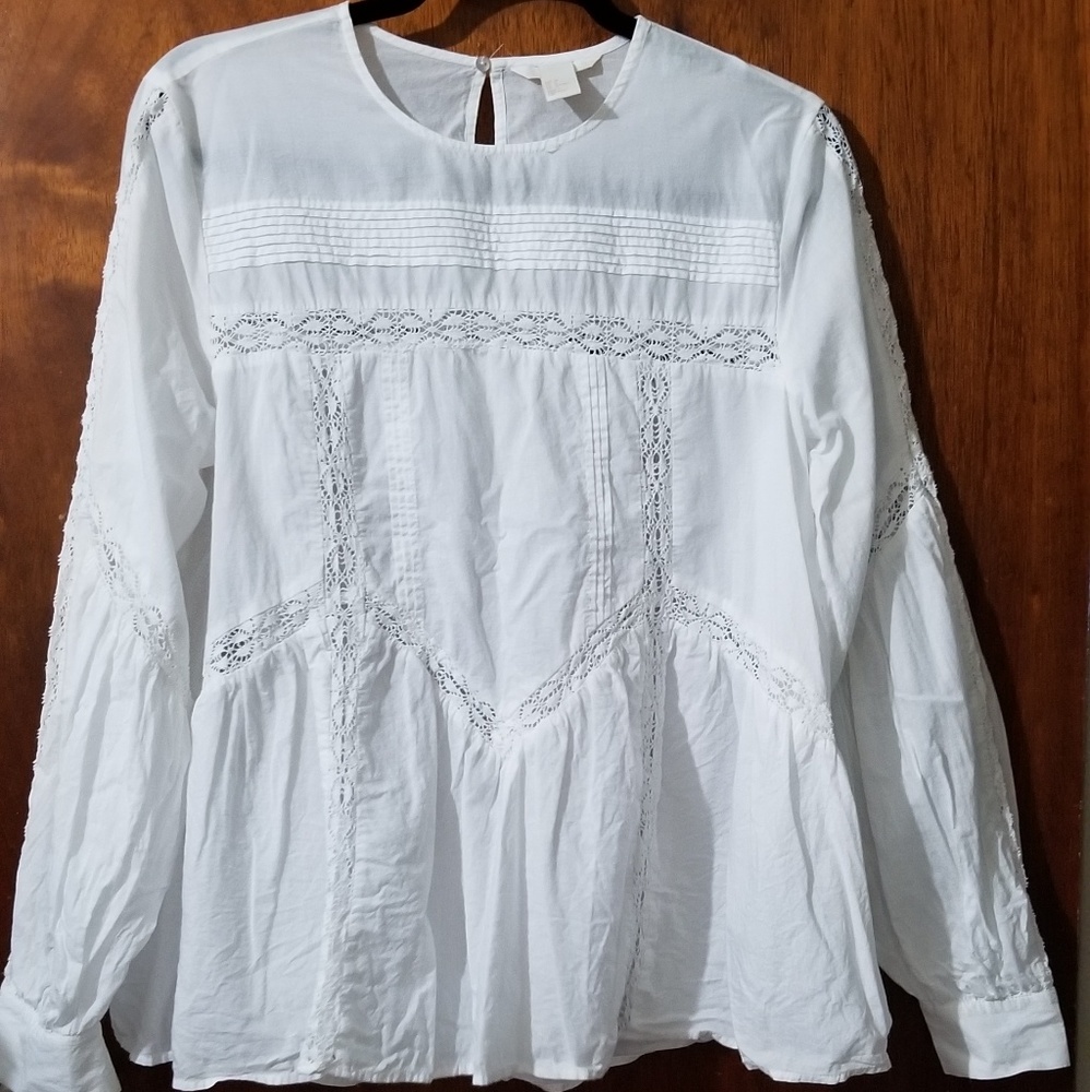 H&M White top